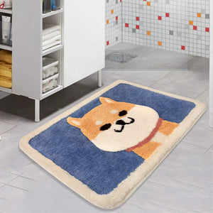 Softest and Super-Absorbent Shiba Inu Bathroom Mat-Home Decor-Bathroom Decor, Dogs, Home Decor, Shiba Inu-2