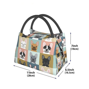 Some of the French Bulldogs I Love Insulated Lunch Bag-Accessories-Accessories, Bags, Dogs, French Bulldog, Lunch Bags-13