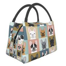 Load image into Gallery viewer, Some of the French Bulldogs I Love Insulated Lunch Bag-Accessories-Accessories, Bags, Dogs, French Bulldog, Lunch Bags-14
