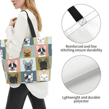 Load image into Gallery viewer, Some of the French Bulldogs I Love Large Shoulder Bag-Accessories-Accessories, Bags, Dogs, French Bulldog-12