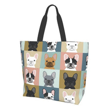 Load image into Gallery viewer, Some of the French Bulldogs I Love Large Shoulder Bag-Accessories-Accessories, Bags, Dogs, French Bulldog-15