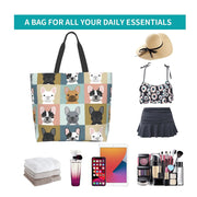 Some of the French Bulldogs I Love Large Shoulder Bag-Accessories-Accessories, Bags, Dogs, French Bulldog-7