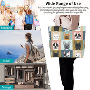 Some of the French Bulldogs I Love Large Shoulder Bag-Accessories-Accessories, Bags, Dogs, French Bulldog-9