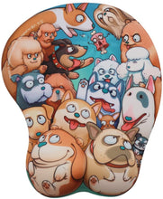 Load image into Gallery viewer, Some of the I Dogs I Love Ergonomic Mousepad-Accessories-Accessories, Basset Hound, Bull Terrier, Chihuahua, Chow Chow, Doberman, Dogs, Labrador, Mouse Pad, Pomeranian, Poodle, Pug, Schnauzer, Siberian Husky, Toy Poodle-15