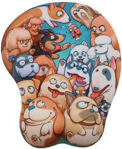 Some of the I Dogs I Love Ergonomic Mousepad-Accessories-Accessories, Basset Hound, Bull Terrier, Chihuahua, Chow Chow, Doberman, Dogs, Labrador, Mouse Pad, Pomeranian, Poodle, Pug, Schnauzer, Siberian Husky, Toy Poodle-15
