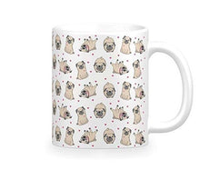 Load image into Gallery viewer, Some of the Pugs I Love Coffee MugMugInfinite Pugs and Hearts11oz