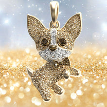 Load image into Gallery viewer, Sparkling Hanging Chihuahua Necklace-Dog Themed Jewellery-Accessories, Chihuahua, Dogs, Jewellery, Necklace-4