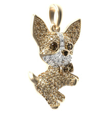Load image into Gallery viewer, Sparkling Hanging Chihuahua Necklace-Dog Themed Jewellery-Accessories, Chihuahua, Dogs, Jewellery, Necklace-5