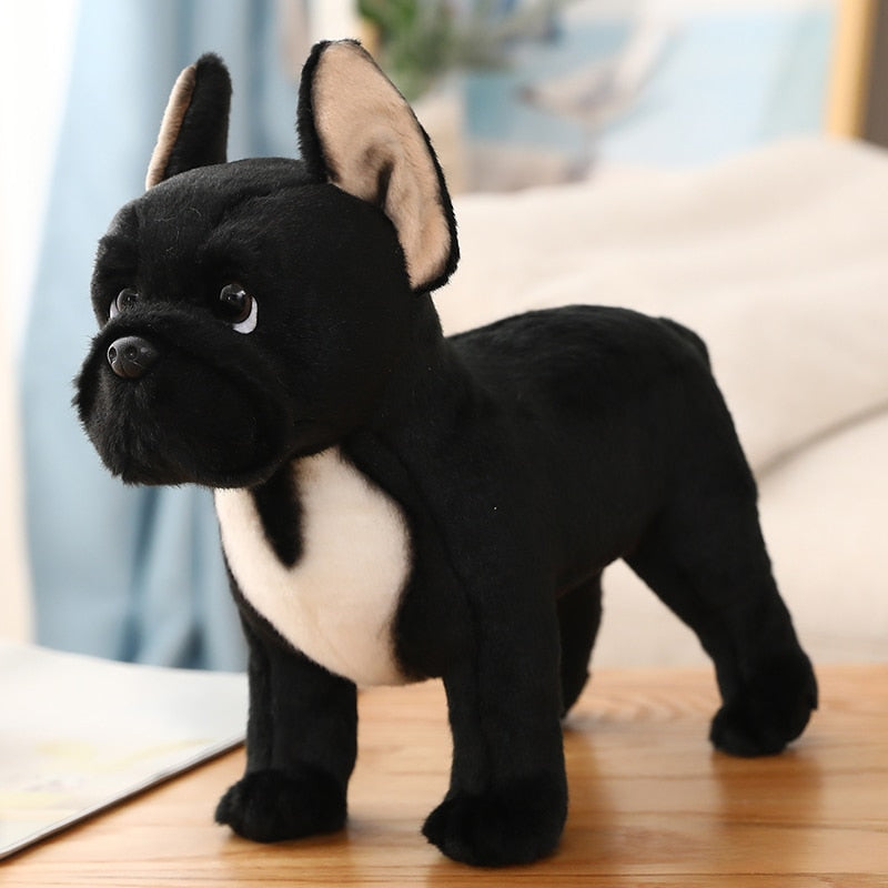 Standing Black French Bulldog Stuffed Animal Plush Toy-Soft Toy-Dogs, French Bulldog, Home Decor, Soft Toy, Stuffed Animal-1