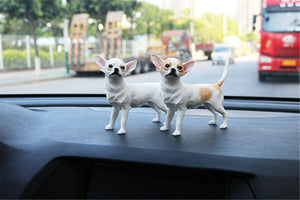 Standing Chihuahuas Resin Figurines-Home Decor-Chihuahua, Dogs, Figurines, Home Decor-7