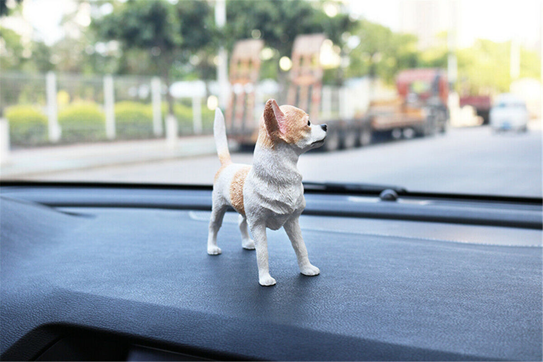 Standing Chihuahuas Resin Figurines-Home Decor-Chihuahua, Dogs, Figurines, Home Decor-8