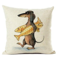 Load image into Gallery viewer, Star Sign Dachshunds Cushion CoversCushion CoverOne SizePisces