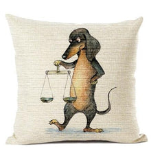 Load image into Gallery viewer, Star Sign Dachshunds Cushion CoversCushion CoverOne SizeLibra