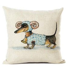 Load image into Gallery viewer, Star Sign Dachshunds Cushion CoversCushion CoverOne SizeAries