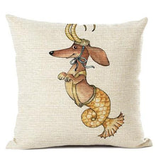 Load image into Gallery viewer, Star Sign Dachshunds Cushion CoversCushion CoverOne SizeCapricorn