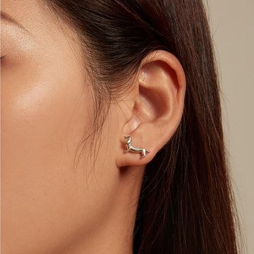 Sterling Silver Dachshund Earrings: A Must-Have for Dachshund Lovers-Dog Themed Jewellery-Dachshund, Dogs, Earrings, Jewellery-8