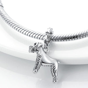 Sterling Silver Schnauzer Charm - Perfect Gift for Schnauzer Lovers!-Dog Themed Jewellery-Charm Beads, Dogs, Jewellery, Pendant, Schnauzer-2