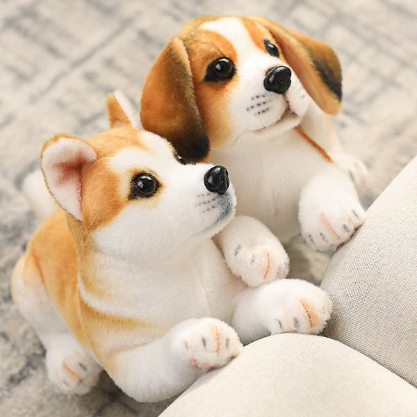 Animal Plush Beagle Dog Gifts Stretching Realistic Beagle Stuffed