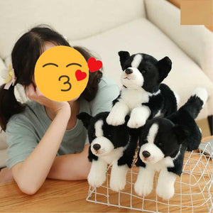 Stretching Border Collie Stuffed Animal Plush Toy-Soft Toy-Border Collie, Dogs, Home Decor, Soft Toy, Stuffed Animal-10