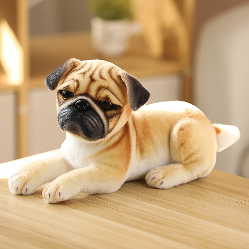 Stretching Pug Stuffed Animal Plush Toy