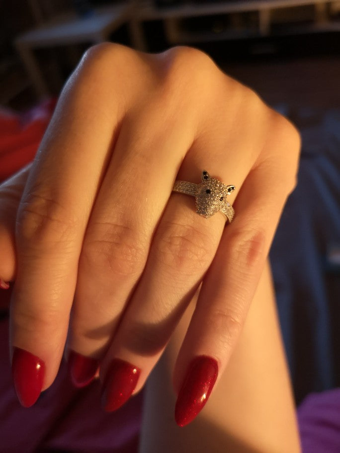 Studded Bull Terrier Silver Ring-Dog Themed Jewellery-Bull Terrier, Dogs, Jewellery, Ring-10