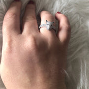 Studded Bull Terrier Silver Ring-Dog Themed Jewellery-Bull Terrier, Dogs, Jewellery, Ring-8