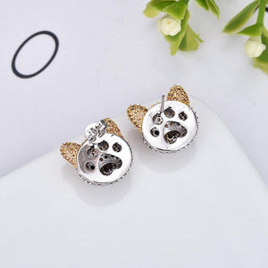 Studded Shiba Inu Love Silver Earrings-Dog Themed Jewellery-Dogs, Earrings, Jewellery, Shiba Inu-9