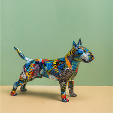 Load image into Gallery viewer, Stunning Bull Terrier Design Multicolor Resin Statue-Home Decor-Bull Terrier, Dogs, Home Decor, Statue-9