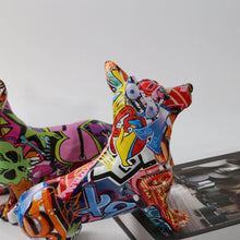 Load image into Gallery viewer, Stunning Corgi Design Multicolor Resin Statue-Home Decor-Corgi, Dogs, Home Decor, Statue-4