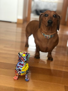 image of dachshund dog statue