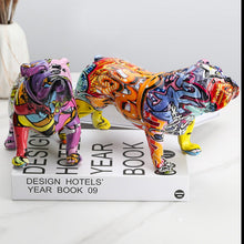 Load image into Gallery viewer, Image of two large english bulldog statues - front profile