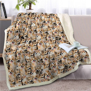 Sweetest American Eskimo Dog Dreams Warm Blanket-Home Decor-American Eskimo Dog, Blankets, Dogs, Home Decor-9