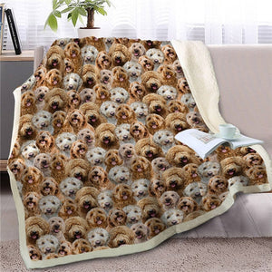Sweetest Beagle Dreams Warm Blanket - Series 2-Home Decor-Beagle, Blankets, Dogs, Home Decor-Labradoodle-Medium-17