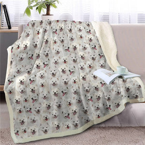 Sweetest Beagle Dreams Warm Blanket - Series 2-Home Decor-Beagle, Blankets, Dogs, Home Decor-Samoyed-Medium-19