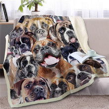 Load image into Gallery viewer, Sweetest Beagle Dreams Warm Blanket - Series 2-Home Decor-Beagle, Blankets, Dogs, Home Decor-Boxer-Medium-8