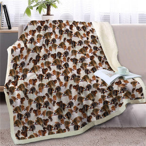 Sweetest Bull Terrier Dreams Warm Blanket-Home Decor-Blankets, Bull Terrier, Dogs, Home Decor-18
