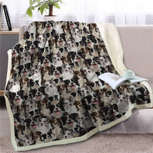 Load image into Gallery viewer, Sweetest French Bulldog Dreams Warm Blanket - Series 1-Home Decor-Blankets, Dogs, French Bulldog, Home Decor-Australian Shepherd-Medium-5