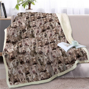 Sweetest Rat Terrier Dreams Warm Blanket - Series 3-Home Decor-Blankets, Dogs, Home Decor, Rat Terrier-Weimaraner-Large-10