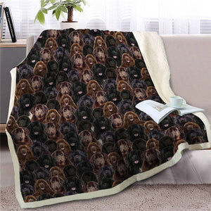 Sweetest Rat Terrier Dreams Warm Blanket - Series 3-Home Decor-Blankets, Dogs, Home Decor, Rat Terrier-Newfoundland Dog-Large-4