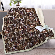 Load image into Gallery viewer, Sweetest Rat Terrier Dreams Warm Blanket - Series 3-Home Decor-Blankets, Dogs, Home Decor, Rat Terrier-English Springer Spaniel-Large-8