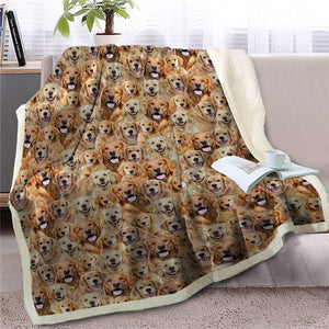 Sweetest Rottweiler Dreams Warm Blanket - Series 1-Home Decor-Blankets, Dogs, Home Decor, Rottweiler-Labrador-Medium-11
