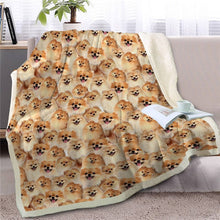 Load image into Gallery viewer, Sweetest Rottweiler Dreams Warm Blanket - Series 1-Home Decor-Blankets, Dogs, Home Decor, Rottweiler-Pomeranian-Medium-12