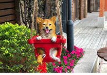 Load image into Gallery viewer, Swinging Shiba Inu Garden Statue-Home Decor-Dogs, Home Decor, Shiba Inu, Statue-4