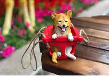 Load image into Gallery viewer, Swinging Shiba Inu Garden Statue-Home Decor-Dogs, Home Decor, Shiba Inu, Statue-5
