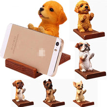 Load image into Gallery viewer, Toy Poodle / Cockapoo / Goldendoodle / Labradoodle Love Resin and Wood Cell Phone HolderCell Phone Accessories