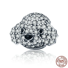 Load image into Gallery viewer, Toy Poodle Love Silver Charm BeadDog Themed Jewellery