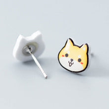 Load image into Gallery viewer, Two Cute Smiling Shiba Inu Earrings - Perfect Gift for Shiba Inu Lovers-Dog Themed Jewellery-Dogs, Earrings, Jewellery, Shiba Inu-2