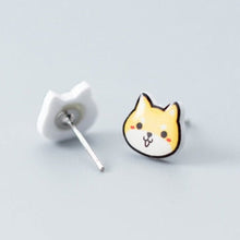 Load image into Gallery viewer, Two Cute Smiling Shiba Inu Earrings - Perfect Gift for Shiba Inu Lovers-Dog Themed Jewellery-Dogs, Earrings, Jewellery, Shiba Inu-7