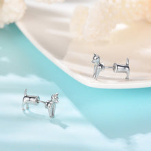 Load image into Gallery viewer, Two-Piece Chihuahua Silver Earrings-Dog Themed Jewellery-Chihuahua, Dogs, Earrings, Jewellery-2