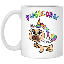 Load image into Gallery viewer, Unicorn Pug Coffee Mug - 4 OptionsMugPrint 111oz